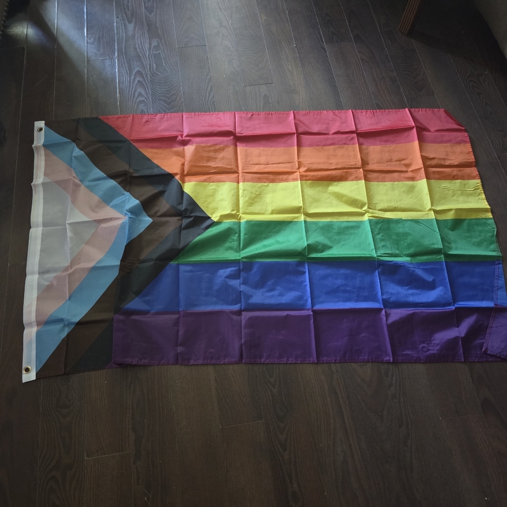 Progress Pride Flag, 4x5 Feet, Brand New